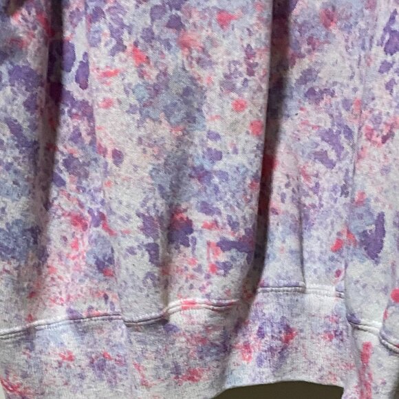 Beautiful, splattered, tie dye sweatshirt, size 1X. - Picture 6 of 7